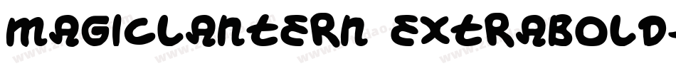 MagicLantern ExtraBold字体转换